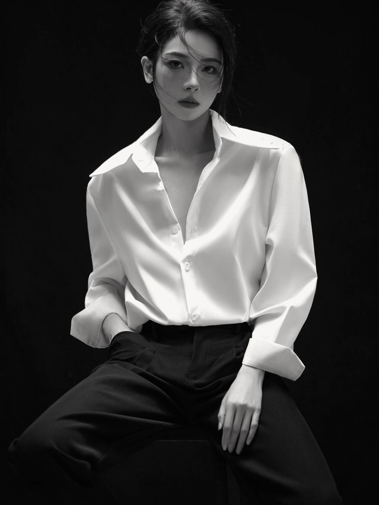 Ethnic Fashion Shoot - 2026 新ファッションセクシーなポートレート写真シャツ芸術写真スタジオテーマ撮影服女性のエスニックステージ衣装