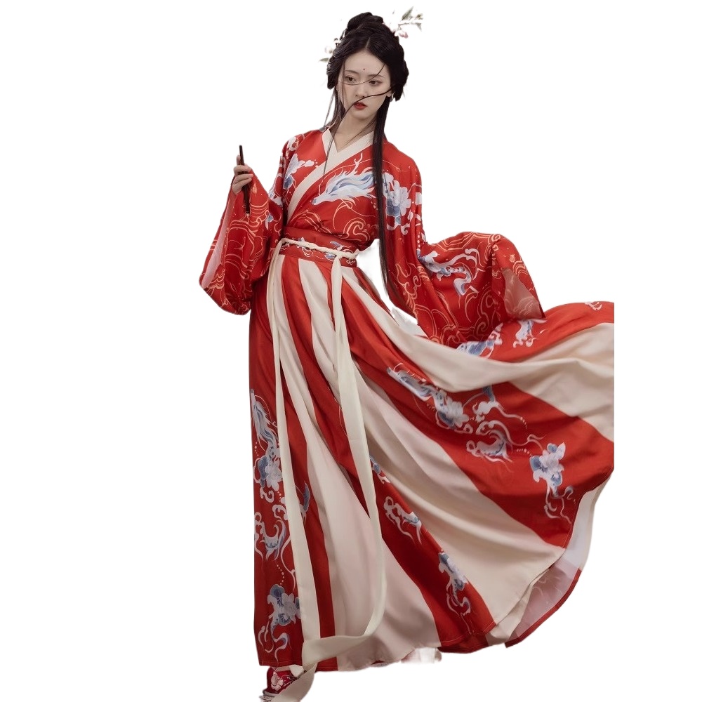 Ethnic Dress Fashion Show - 伝統的な中国服韓服女性妖精ドレスコスプレ衣装エスニックスタイルのファッション服パーティーダンスウェアステージショー