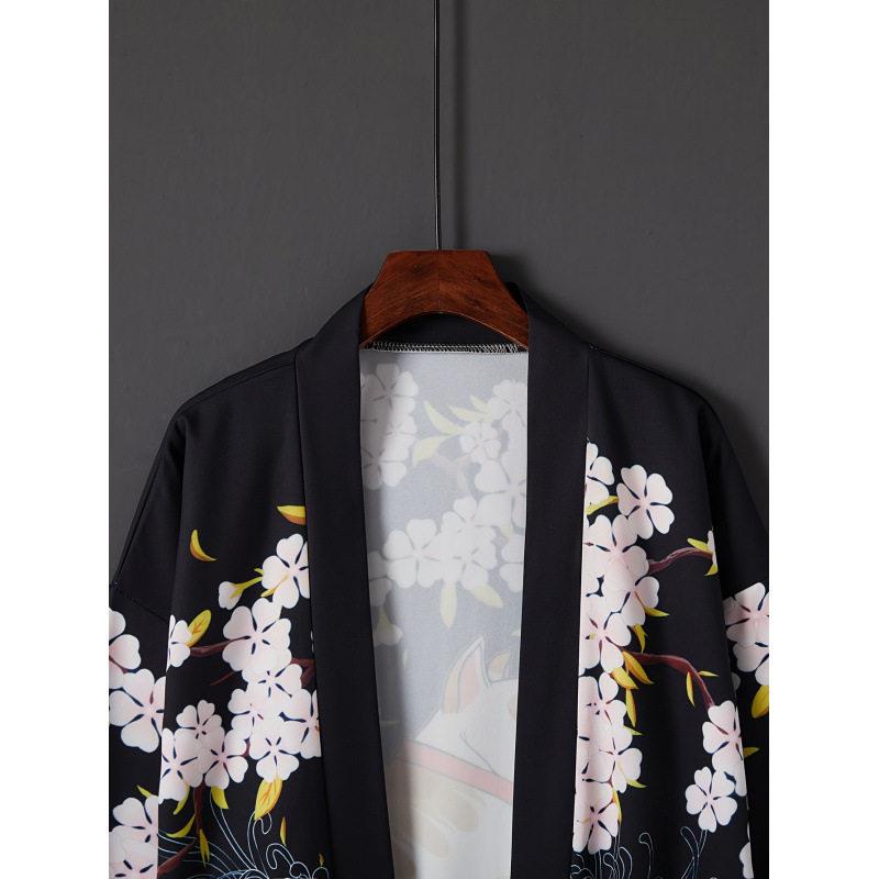 浮世絵着物カーディガン日本の伝統衣装浮世絵オープンシャツ女性 - Ethnic Fashion World のレビューと価格