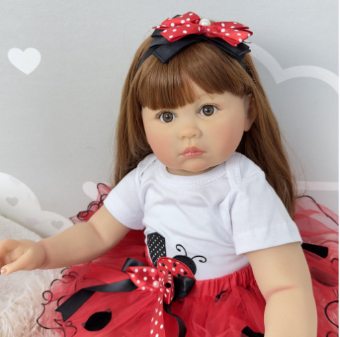 70cmシリコンリボーンドール、リアルな女の子、手作り完成品 - Kids Ethnic Fashion のレビューと価格