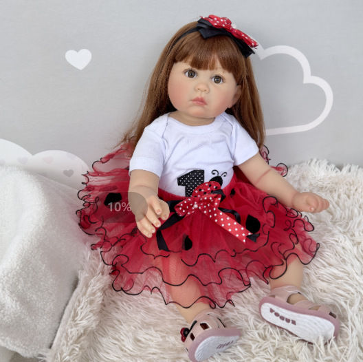 70cmシリコンリボーンドール、リアルな女の子、手作り完成品 - Kids Ethnic Fashion のレビューと価格
