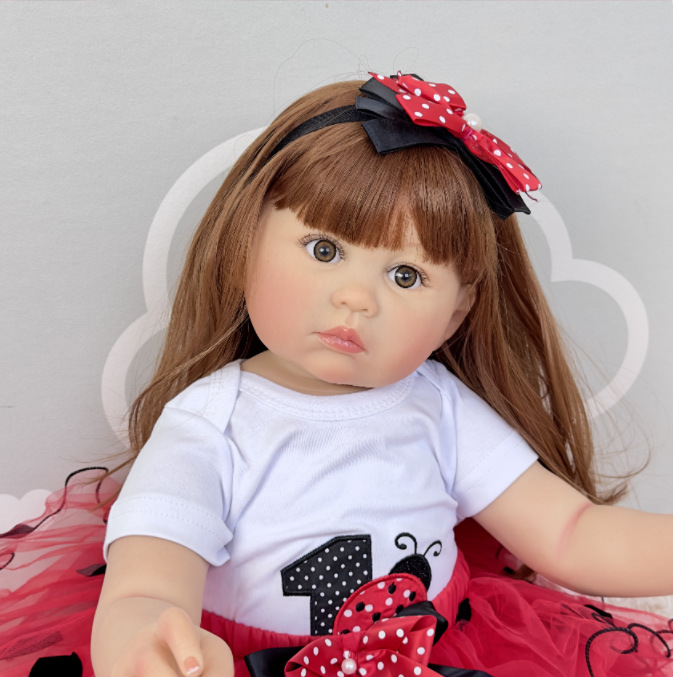 70cmシリコンリボーンドール、リアルな女の子、手作り完成品 - Kids Ethnic Fashion のレビューと価格