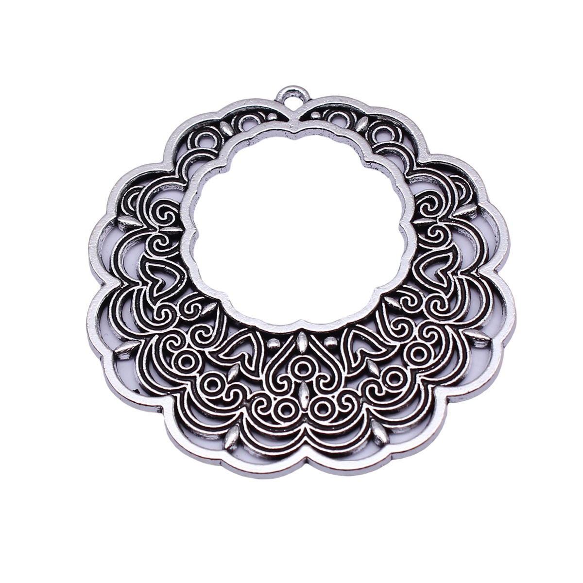 ボヘミアンエスニックマンダラペンダントフラワーオブライフチャ - Ethnic Fashion Jewellery のレビューと価格