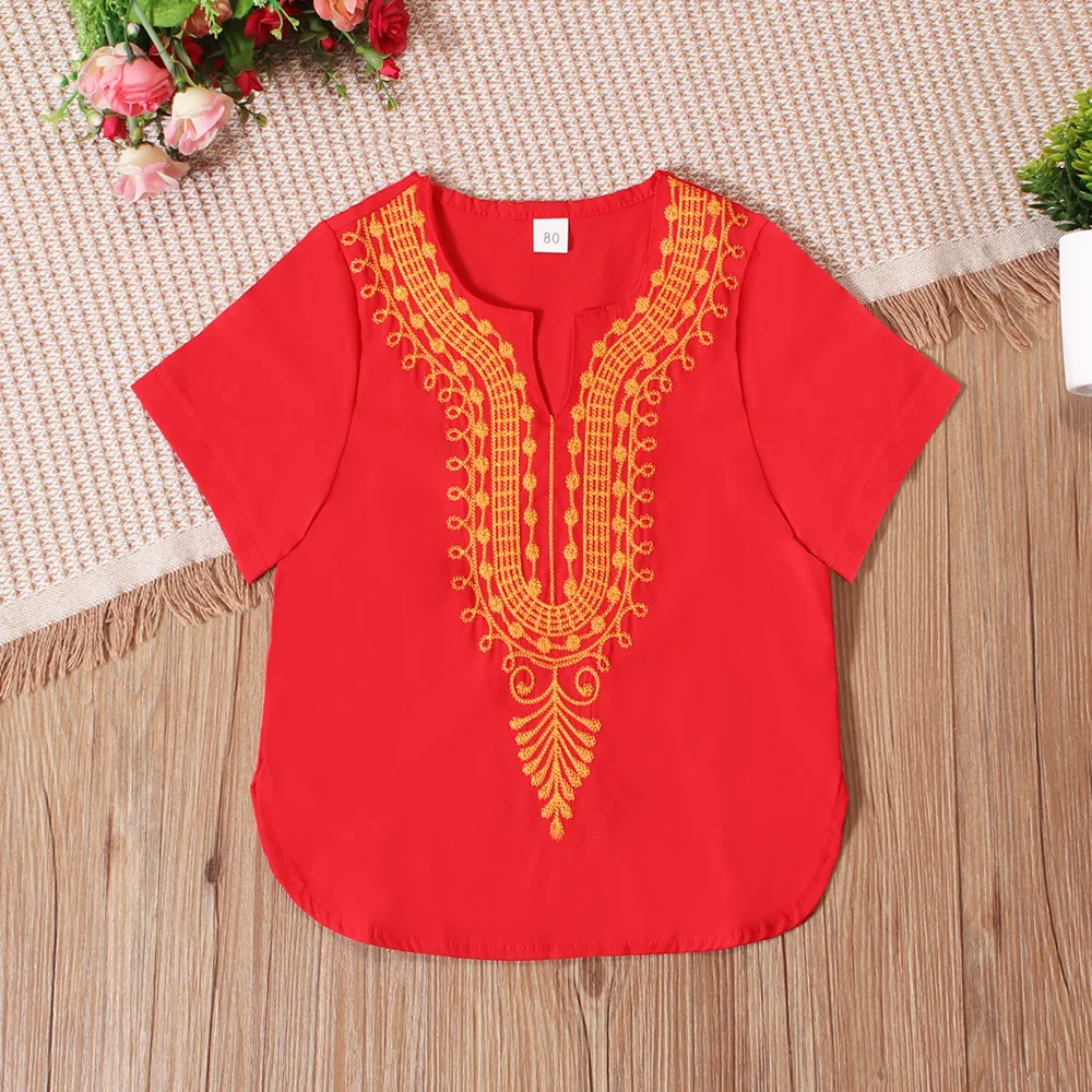 ヴィンテージエスニックTシャツ 3-8歳 キッズ 男の子 夏 - Kids Ethnic Fashion のレビューと価格