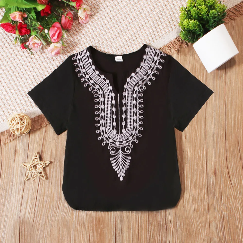 ヴィンテージエスニックTシャツ 3-8歳 キッズ 男の子 夏 - Kids Ethnic Fashion のレビューと価格