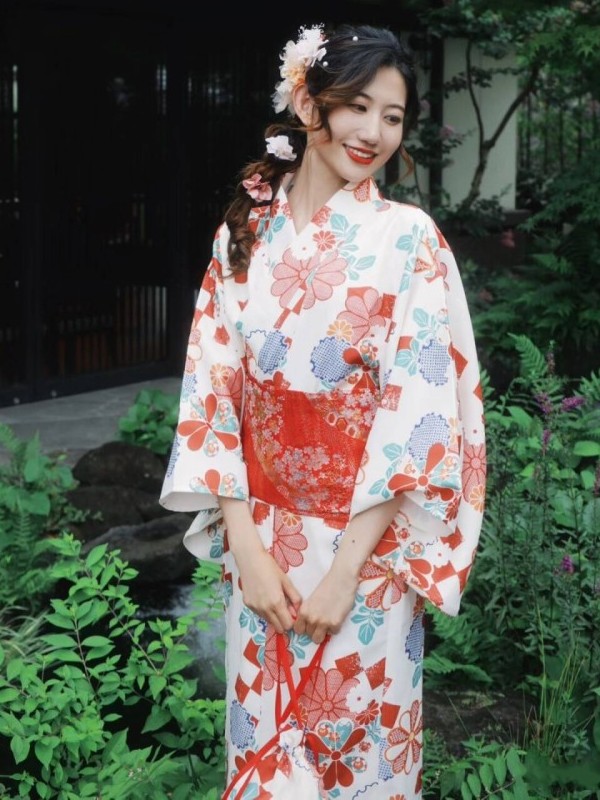 伝統的な日本の着物スタイルの写真撮影用衣装女の子用バスローブ - Ethnic Fashion Shoot のレビューと価格