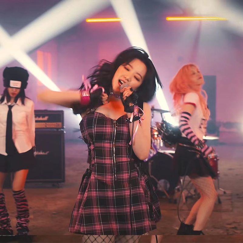GIDLE 女性グループパフォーマンス衣装ネバーストップミー - Ethnic Dress Fashion Show のレビューと価格