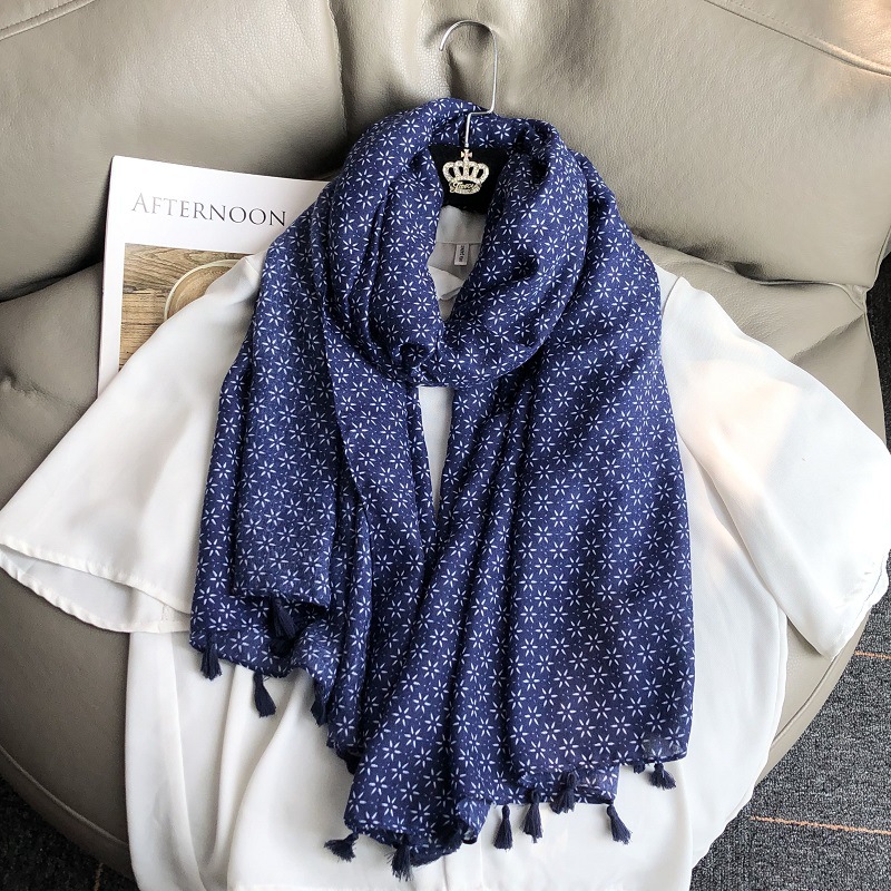 女性のためのエスニックスタイルのコットンとリネンのスカーフ, - Winter Ethnic Fashion For Women のレビューと価格
