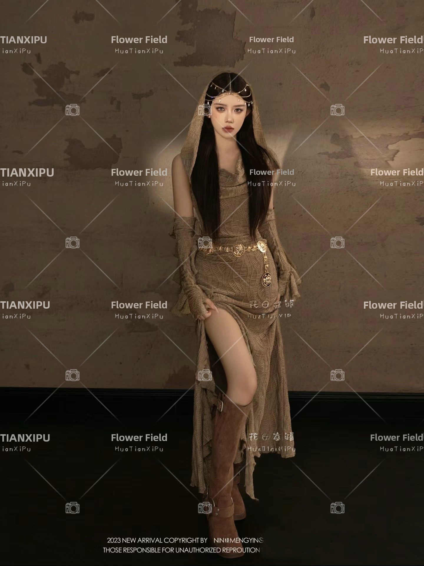 新しい砂漠のオアシスプリンセススタイルの写真撮影服旅行撮影エ - Ethnic Fashion Shoot のレビューと価格