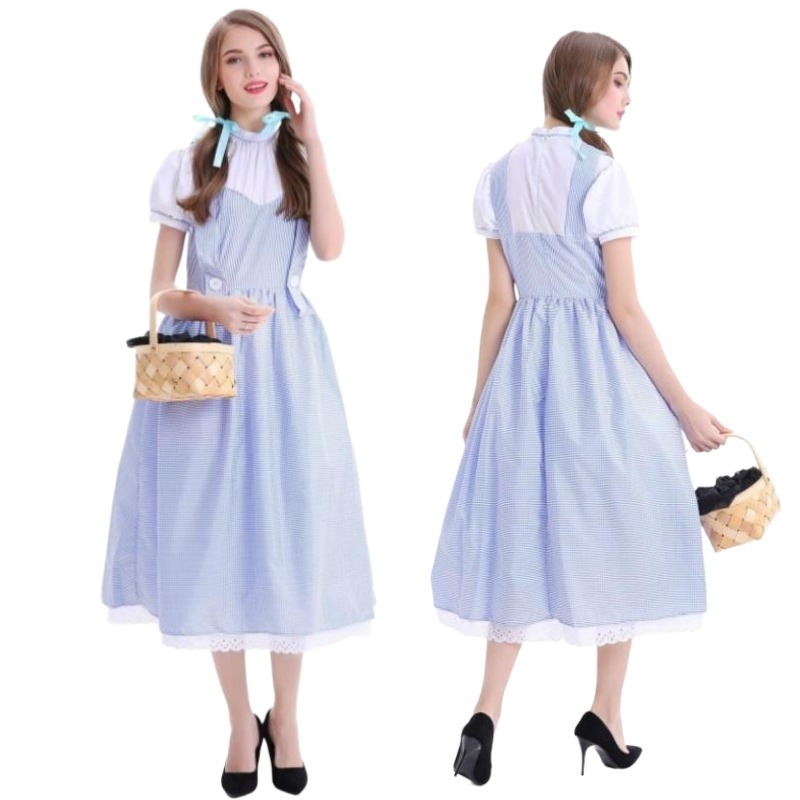 ハロウィンステージパフォーマンスアリスドレスメイドスーツ親子 - Ethnic Dress Fashion Show のレビューと価格