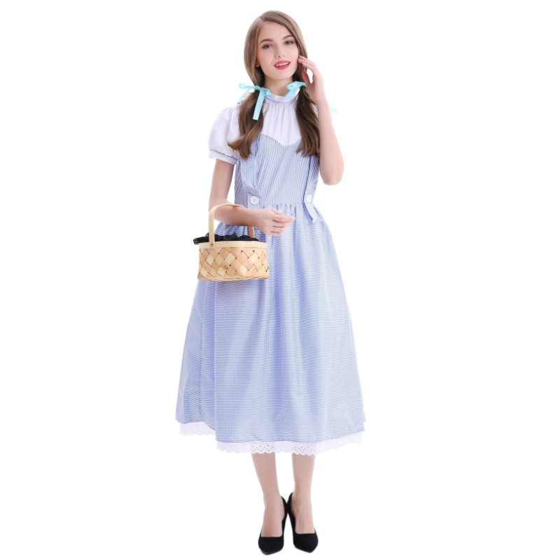 ハロウィンステージパフォーマンスアリスドレスメイドスーツ親子 - Ethnic Dress Fashion Show のレビューと価格