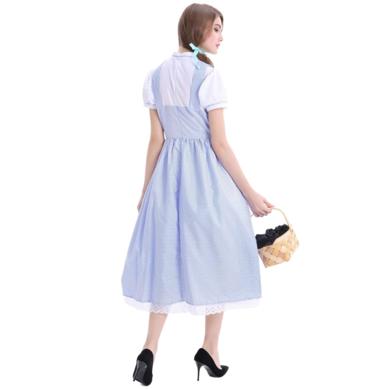 ハロウィンステージパフォーマンスアリスドレスメイドスーツ親子 - Ethnic Dress Fashion Show のレビューと価格
