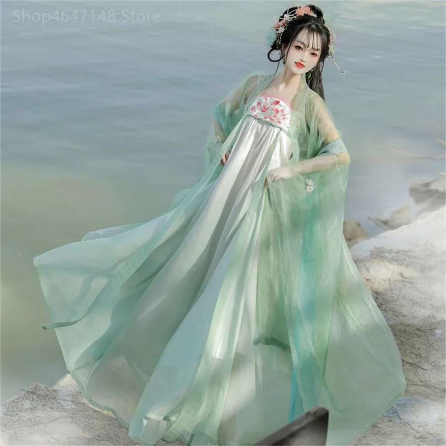 韓服中国の伝統的なドレスコスプレ衣装エスニックスタイルショー - Ethnic Dress Fashion Show のレビューと価格