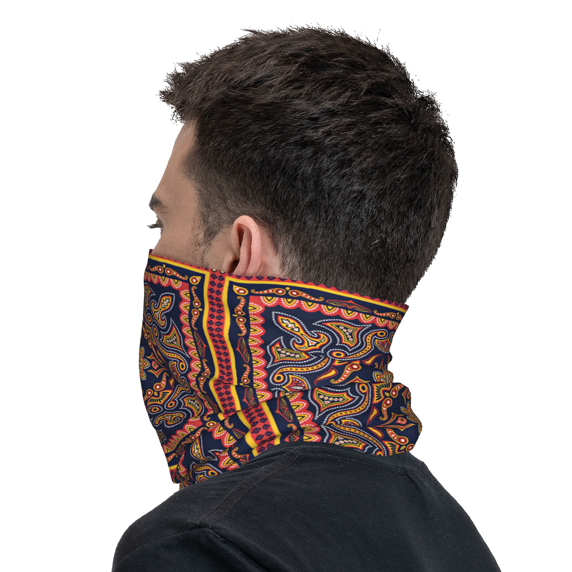 エスニックドットトライバルペイズリーバラクラバハイキングキャ - Ethnic Fashion For Men のレビューと価格